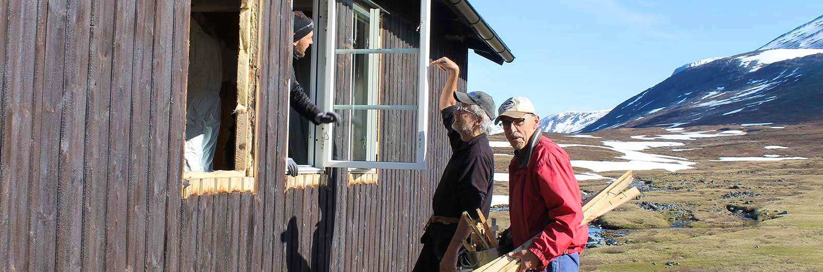 Underhåll av fjällstation
