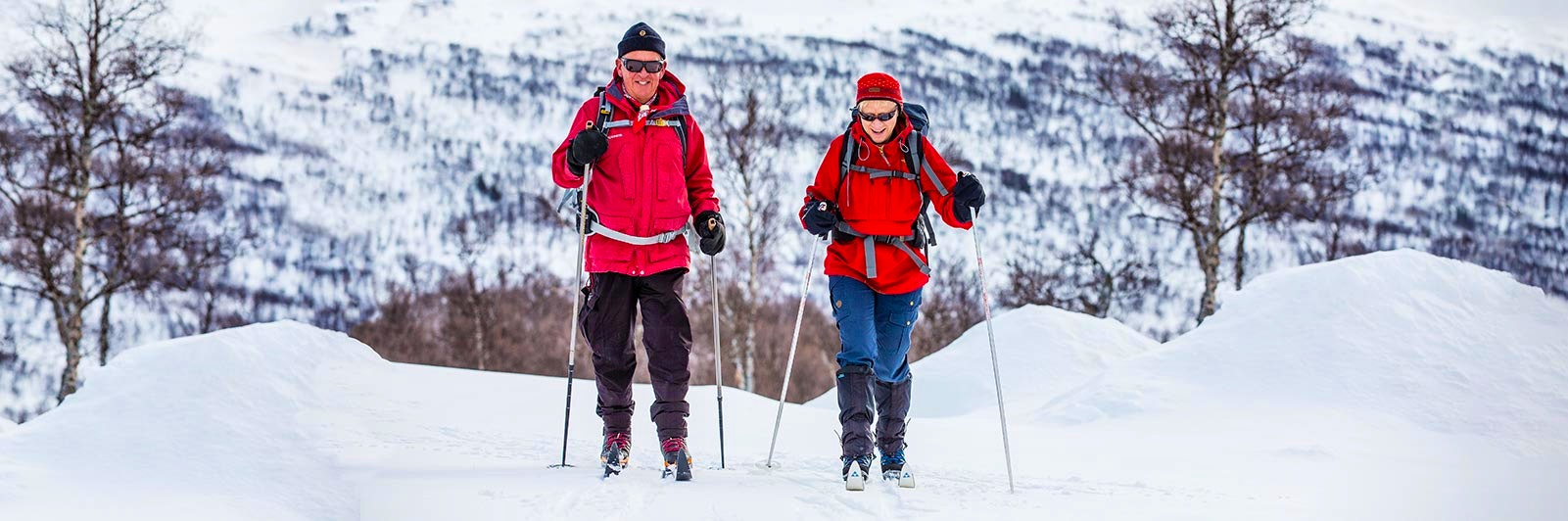 Skidåkare har åkt Snälltåget till Jämtlandsfjällen
