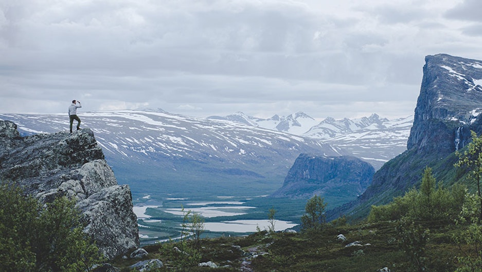 Man ser på spektakulär utsikt