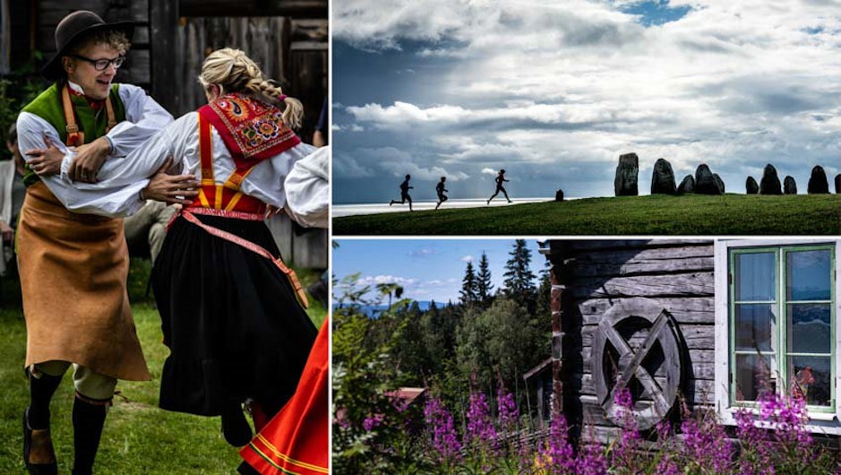 Folkdans och natur vid Siljansleden