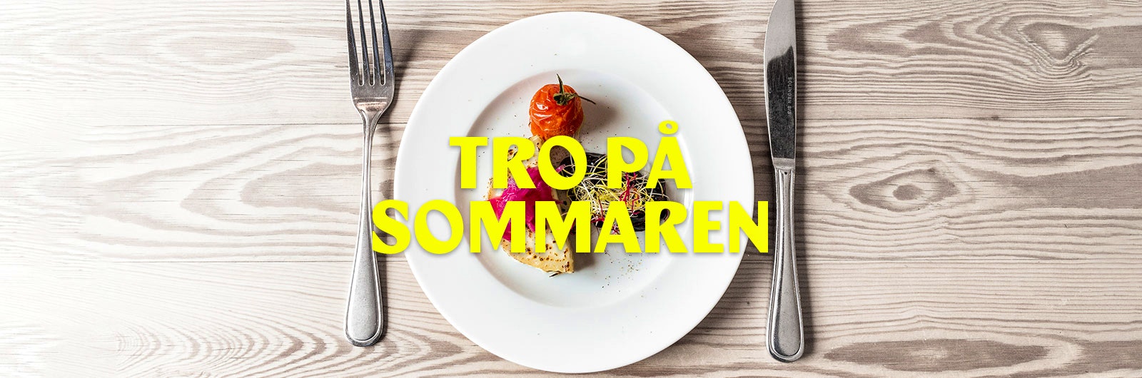 tallrik med mat loakal matvaror