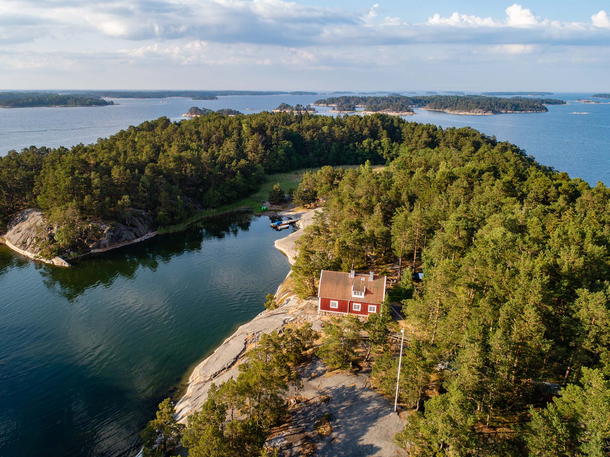 Vacker ö i Stockholms skärgård