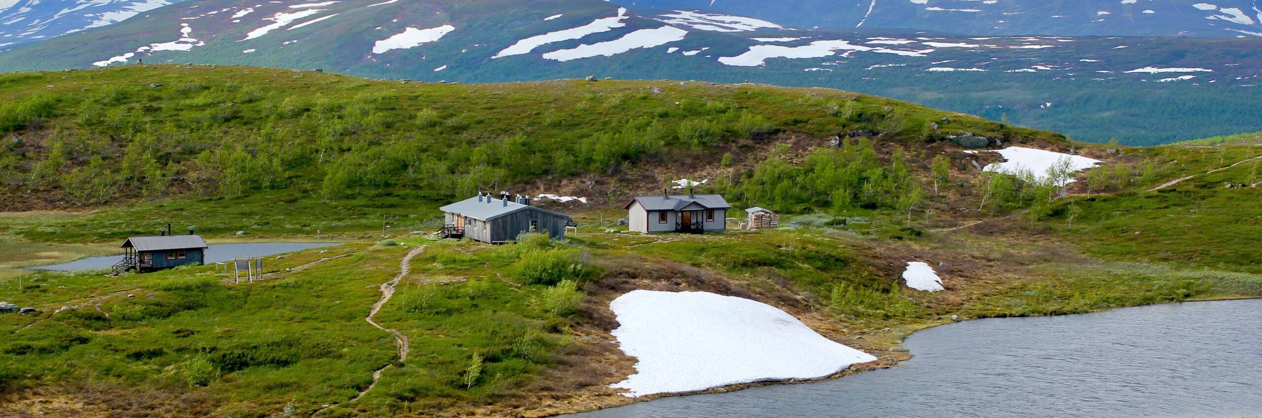 Fjällstuga längs Kungsleden