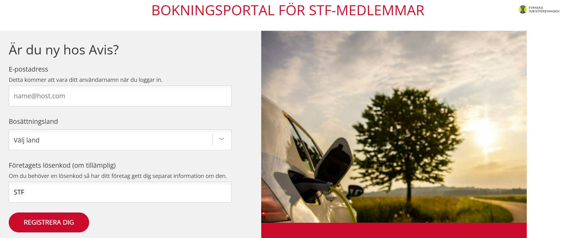 Instruktion för hur du använder rabattkod hos Avis.