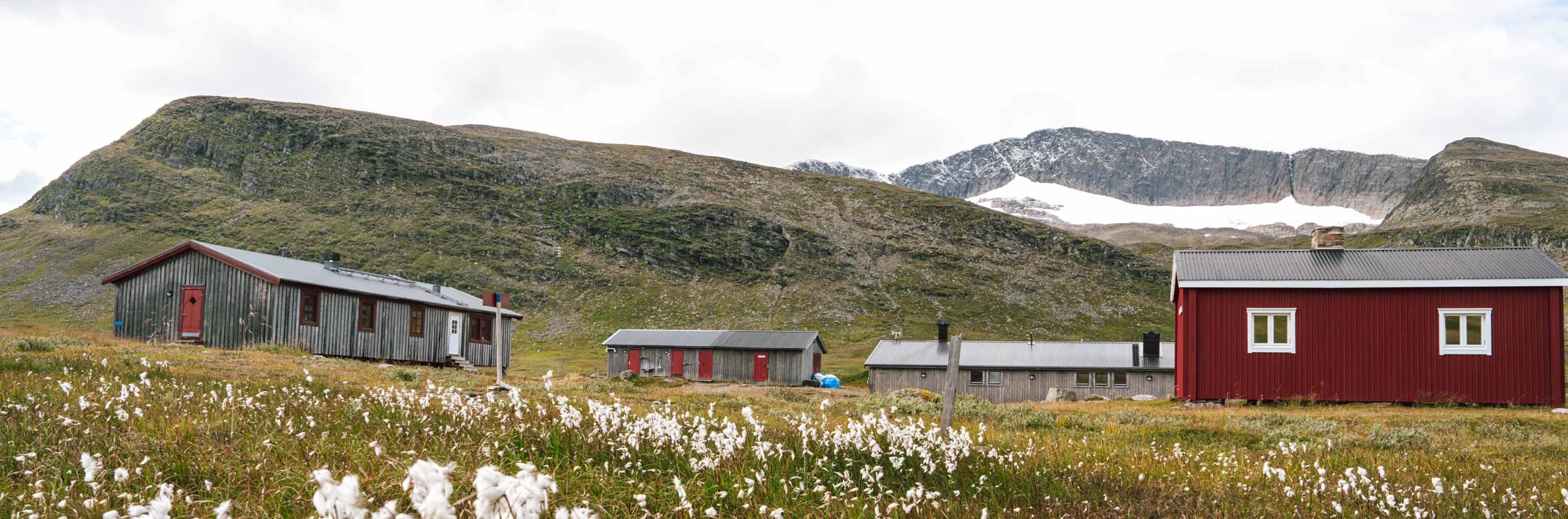 Helags fjällstation i Härjedalen.
